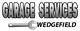 "Garage Services logo with a wrench illustration beneath the text."