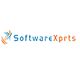 Logo of "SoftwareXprts" with an abstract tech-inspired design on the left.