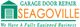 "Garage Door Repair Seagoville logo with a green garage icon and business tagline."