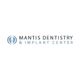 Logo for Mantis Dentistry & Implant Center with a tooth icon.