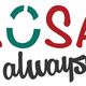 Logo con scritta "PROSAC alwaysmile" in rosso e verde.