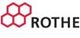 Logo mit drei roten Sechsecken und dem Schriftzug "ROTHE".