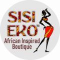 Logo of "Sisi Eko African Inspired Boutique" with a stylized woman in traditional clothing.