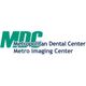 Logo with text: MDC Metropolitan Dental Center Metro Imaging Center.