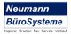 Logo mit Text: "Neumann BüroSysteme". Unten: "Kopierer Drucker Fax Service Verkauf".