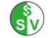 Ein rundes Logo, links grün-weiß geteilt, mit weißen Buchstaben "S" und "SV".