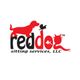 Red Dog Sitting Services, LLC logo with dog, cat, bird, and fish silhouettes.