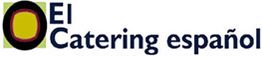 Logo mit Text "El Catering español" und grafischem Emblem links.