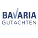 "Logo mit Schriftzug 'Bavaria Gutachten' in blauer Schrift auf weißem Hintergrund."