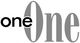 Stilisiertes Logo mit dem Wort "one" in Schwarz und Grautönen, zweimal in unterschiedlicher Größe.