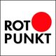ROT PUNKT-logo med en stor rød cirkel.