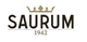Logo mit Krone, schwarzem Text "SAURUM" und der Jahreszahl 1942 darunter.