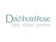 Logo des Deichhotels Rose mit Slogan "Urlaub erholsam genießen".