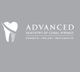 Logo for Advanced Dentistry of Coral Springs: Cosmetic, Implant, Restorative on a gray background.