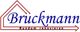 Logo mit Haus-Design und dem Text "Bruckmann Rundum renovieren" unter dem Namen.