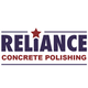 Logo with "RELIANCE CONCRETE POLISHING" text and a red star above the "I".