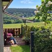 Schöne Terrasse mit Blick auf Crottendorf.