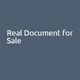 Text reads "Real Document for Sale" on a gray background.
