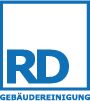 Blau-weißes Logo mit den Buchstaben "RD" und dem Wort "Gebäudereinigung" darunter.