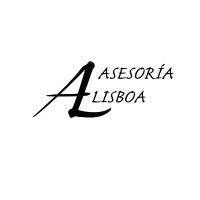 Logotipo de "Asesoría Alisboa" en texto negro sobre fondo blanco.