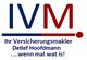 Logo mit Text: "IVM. Ihr Versicherungsmakler Detlef Hoofdmann ...wenn mal wat is!"