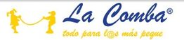 Logotipo de "La Comba" con dos niños saltando la cuerda y texto "todo para l@s más peques".