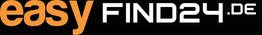 "Logo mit Text 'easyFIND24.de' in orange und weiß auf schwarzem Hintergrund."
