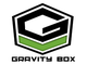 Logo con forma geométrica negra y verde, parecida a una letra "G" angular.