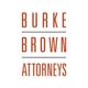 Text logo: "Burke Brown Attorneys" in uppercase brown letters with horizontal lines.