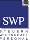 Blaues Logo mit den Buchstaben SWP und den Wörtern Steuern, Wirtschaft, Personal darunter.
