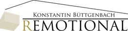 Logo mit Text: "Konstantin Büttgenbach REMOTIONAL" und einem stilisierten Hausdach.