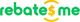 Text logo "rebatesme" with a dollar sign replacing the "a" in green and yellow letters.