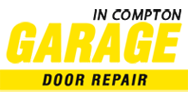 Yellow and black text logo reading "Garage Door Repair."