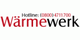 Text "Wärmewerk" mit Hotline-Nummer in Rot.