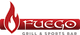 Logo with a flame design and the word "Fuego" in stylized text on a red background.