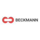 Rot-weißes Logo mit Symbol und dem Text "BECKMANN" rechts daneben.