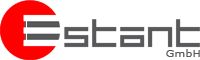 Logo mit rotem "E", daneben der graue Text "Estant GmbH".