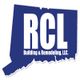 RCL Building & Remodeling logo in shape of Connecticut.