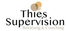 Logo mit Text: Thies Supervision, Beratung & Coaching, zwei überlappende Kreise oben.