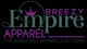 Breezy Empire Apparel logo with crown icon and slogan "The Breeziest Apparels in Town."