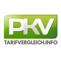 Grünes Logo mit weißem Text: "PKV Tarifevergleich.info".