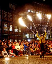 Flambal Olek - Feuershow Festival Hildesheim