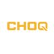 "Yellow 'CHOQ' logo on a white background."