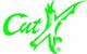 Grünes Logo mit stilisiertem Drachen und Schriftzug "Cut X".