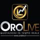 Logo di OroLive con scritta "Quotazioni in tempo reale" su sfondo nero.