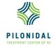 Logo of Pilonidal Treatment Center of NJ with a green and blue abstract design above text.