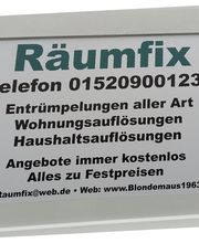 Räumfix Entrümplung aller Art Haushaltsauflösung Firmenauflösungen Logo
