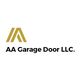 Gold stylized "AA" logo with "AA Garage Door LLC." in black text.