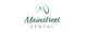 Logo for Mainstreet Dental with a stylized "M" above the text.