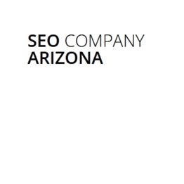 "Text saying 'SEO Company Arizona' in black on a white background."